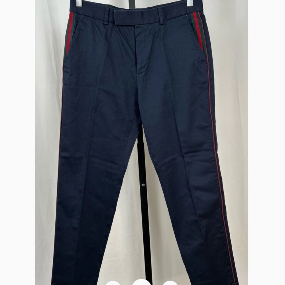 GUCCI SIDE SEAM DETAIL ANKLE TROUSER (SIZE 30)